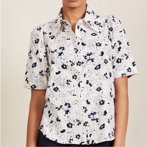 Apiece Apart floral blouse, size 6